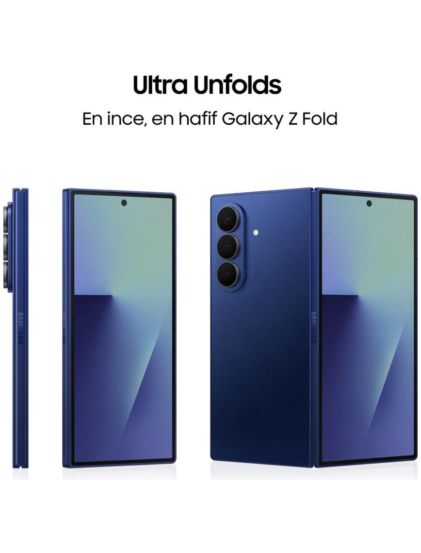 Samsung Galaxy Z Fold7 1 Tb 16 GB Ram (Samsung Türkiye Garantili) Gölge Mavisi
